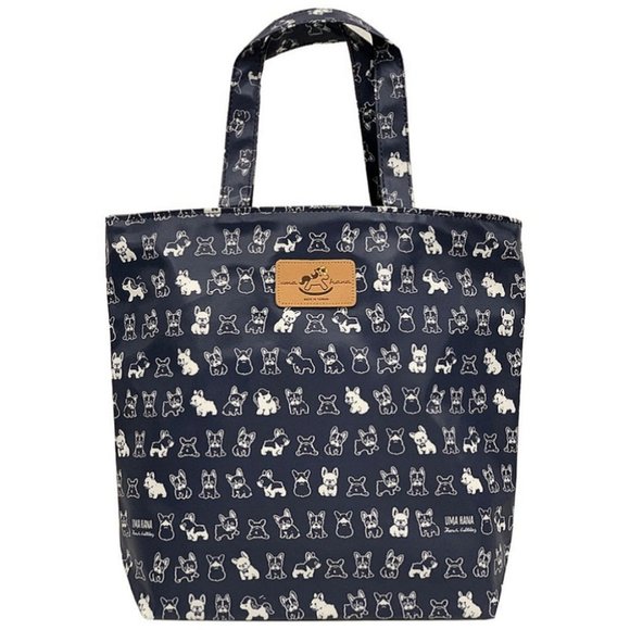 Uma Hana Handbags - Waterproof Frenchie Bucket Tote Shoulder Handbag